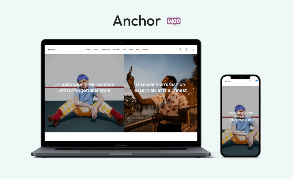 Anchor Block Theme for WooCommerce