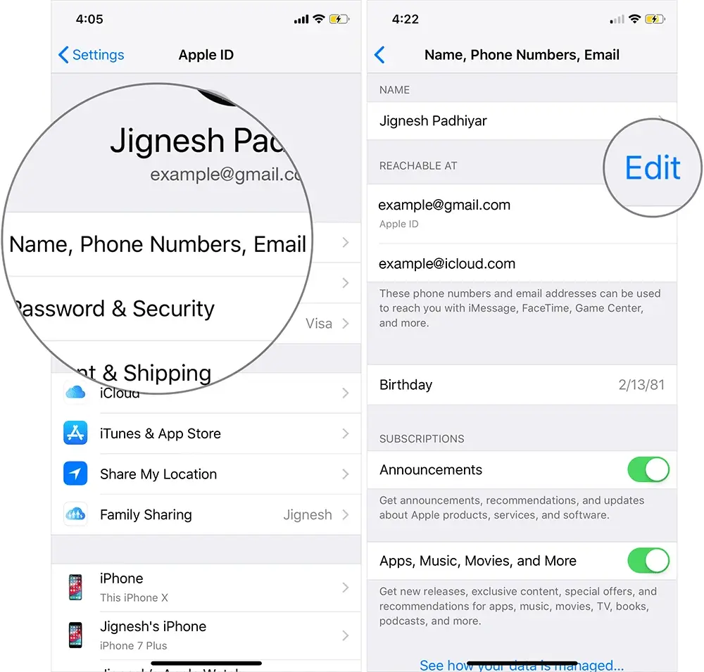 Change Your Apple ID Email iPhone, iPad, or iPod Touch